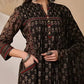 Black_Pure_Cotton_Ajrakh_Ethnic_Kurta_Set_For_Woman_Girls