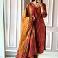 Ekkat_Print_Kurti_With_Bottom_And_Dupatta_Set