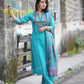 Elegant_Blue_Cotton_Embroidered_Kurta_Set_with_Khaddar_Silk_Dupatta