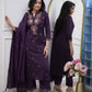 Havy_Embroidery_Kurti_Woth_Pant_And_dupatta_Set