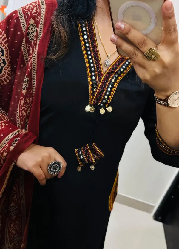 Premium Heavy Rich Dhabu Cotton Aline Suit🥳🥳