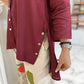 Priyas_Burgandy_Top_With_Printed_Pants