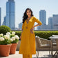 Stylish Embroiderd Kurti With Pant Suit Set