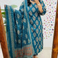 Stylish Hand Work Kurti With Pant And Dupatta Set