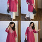 Stylish Havy Embroidery Kurti With Pant Set