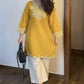 Stylish Havy Embroidery Kurti With Pant Set