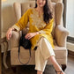 Stylish Havy Embroidery Kurti With Pant Set