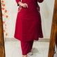 Stylish_Solid_Embroidery_Kurti_With_Pant_Set