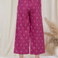 Embroidered Soft Cotton Bandhani Anarkali Pink Kurta From Aramya 10