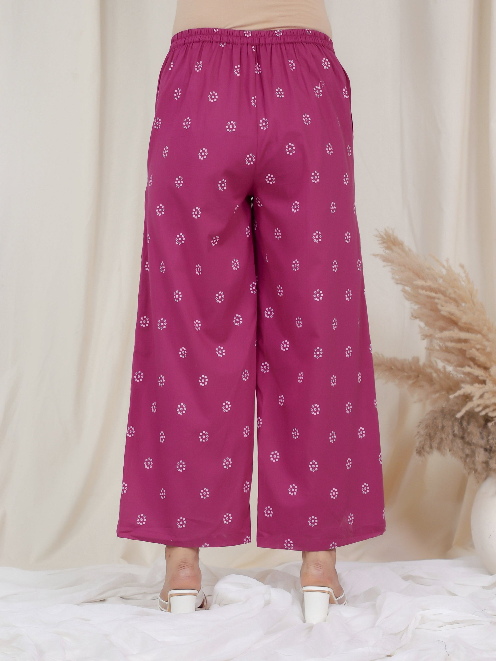 Embroidered Soft Cotton Bandhani Anarkali Pink Kurta From Aramya 10