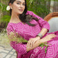 Embroidered Soft Cotton Bandhani Anarkali Pink Kurta From Aramya 8